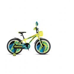 GERONİ X-FORCE 20 Jant Çocuk Bisiklet Neon Sarı Mavi