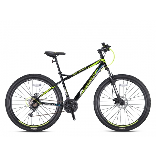 2021 Kron Vortex 5.0 27.5 Jant Mekanik Disk Profesyonel Dağ Bisikleti Siyah-Neon Sarı